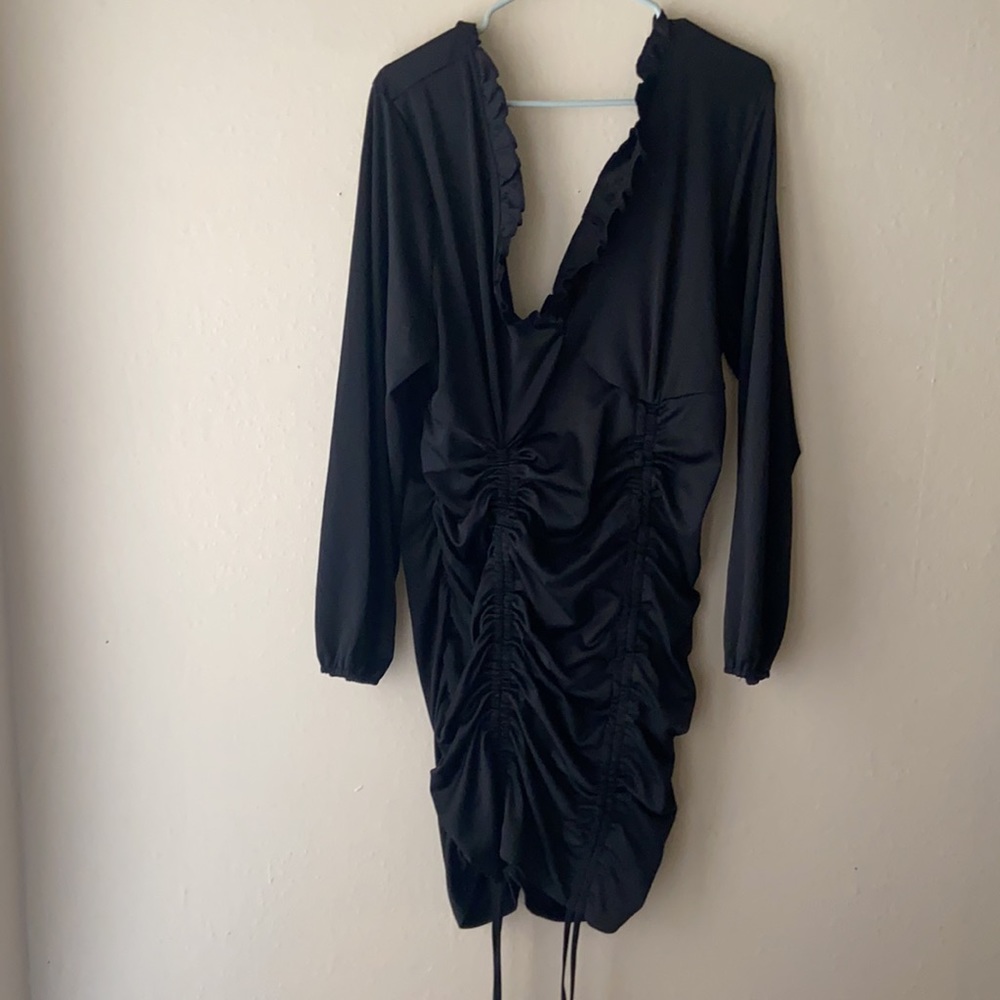 Plus Size Drawstring Bodycon Dress - Picture 4 of 7